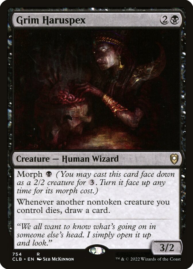 Grim Haruspex (754) - Commander Legends: Battle for Baldur's Gate (CLB)