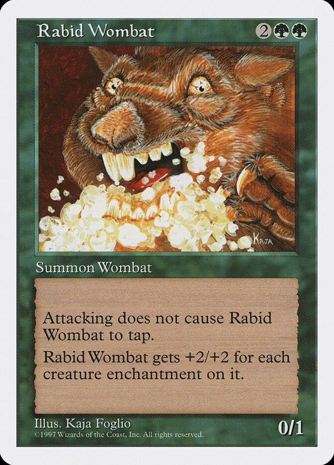 Rabid Wombat (319) - Fifth Edition (5ED)
