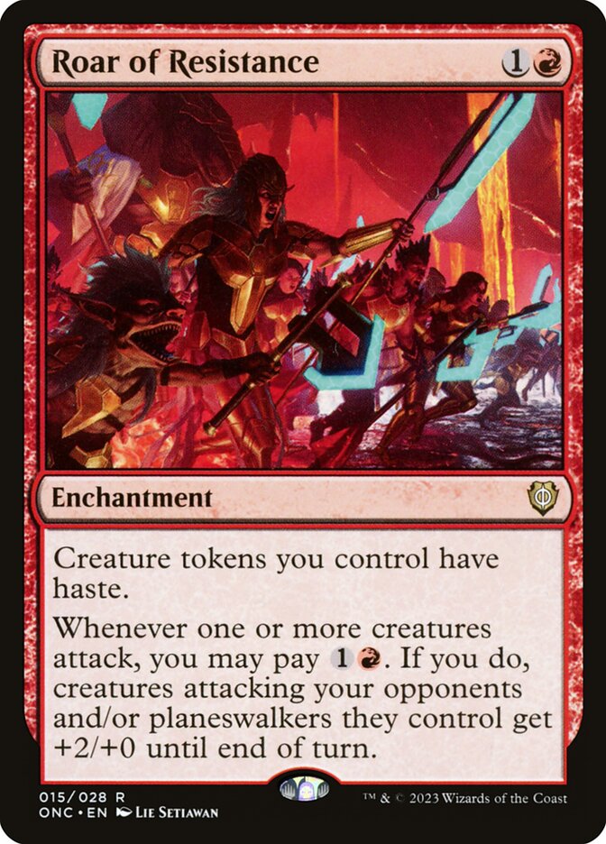 Roar of Resistance (15) - Phyrexia: All Will Be One Commander (ONC)