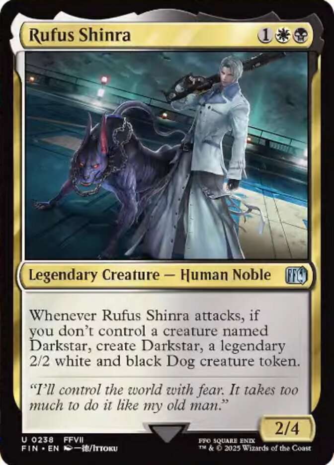 Rufus Shinra (238) - [Foil] Final Fantasy (FIN)