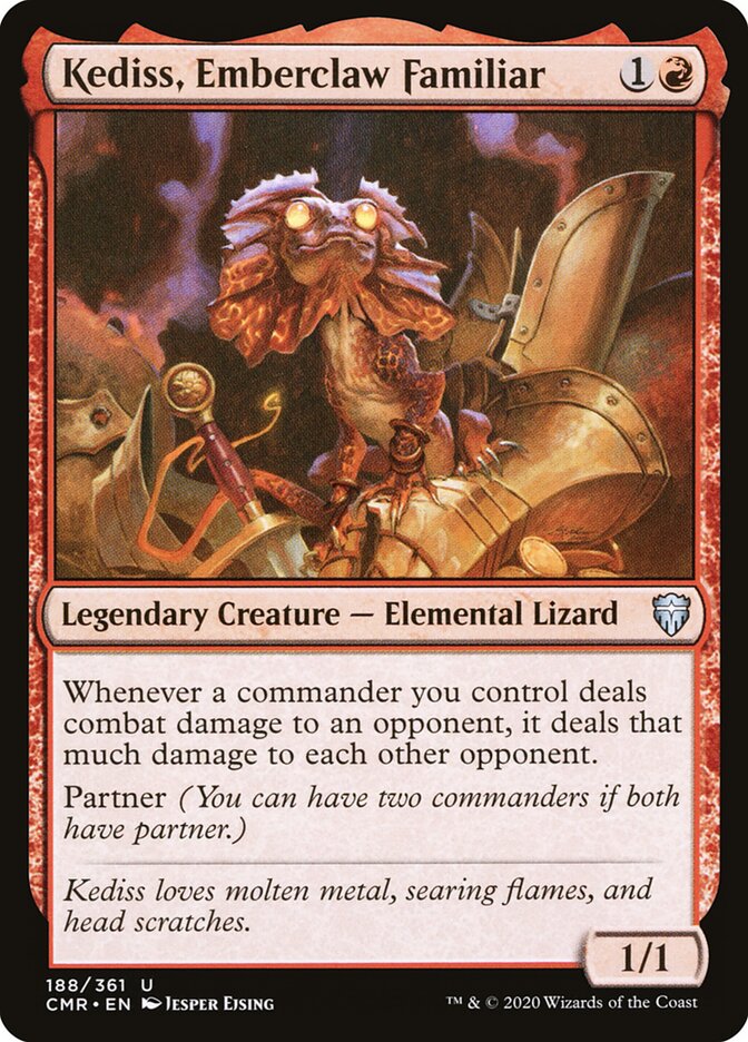 Kediss, Emberclaw Familiar (188) - Commander Legends (CMR)