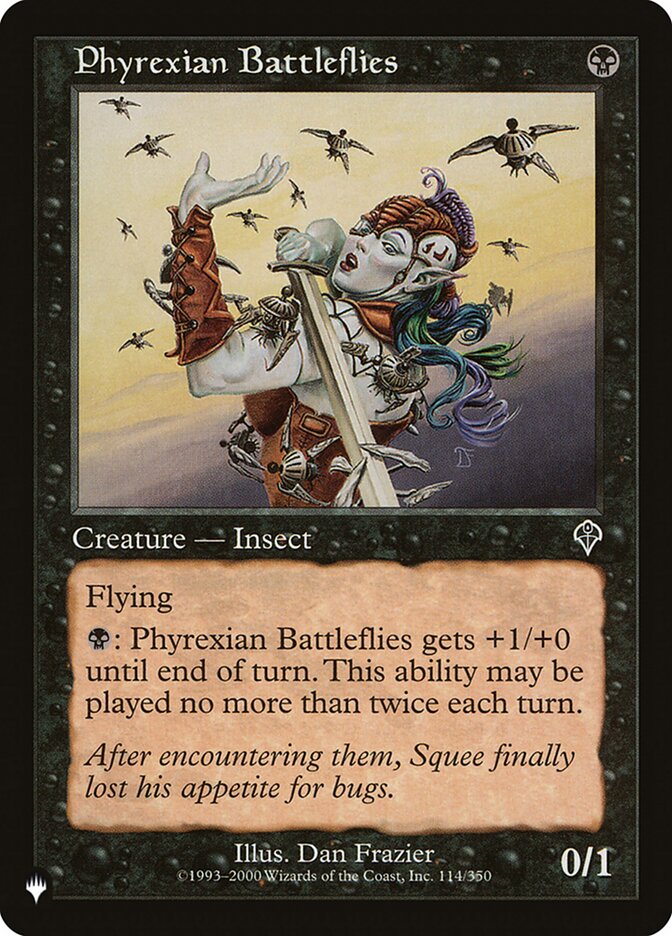 Phyrexian Battleflies (INV-114) - The List (PLST)