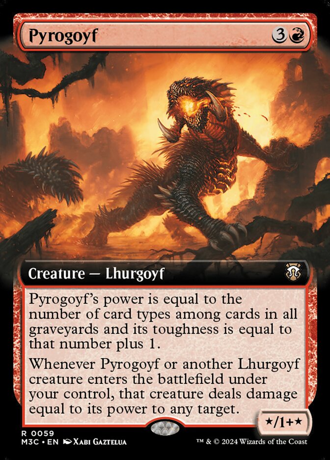 Pyrogoyf - [Foil, Extended Art] Modern Horizons 3 Commander (M3C)