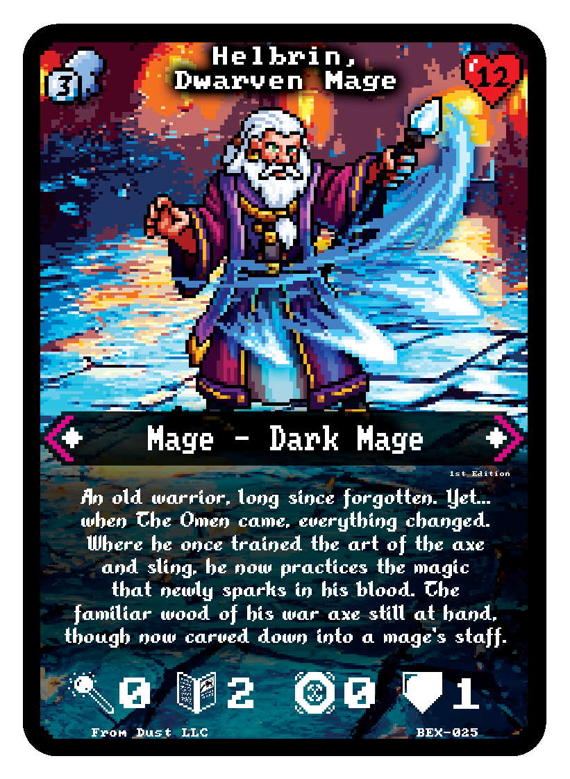 Helbrin, Dwarven Mage - Brave Exodus (BEX)