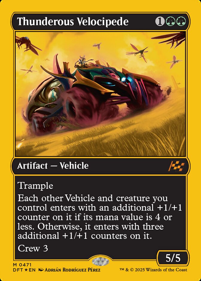 Thunderous Velocipede - [First Place Foil] Aetherdrift (DFT)
