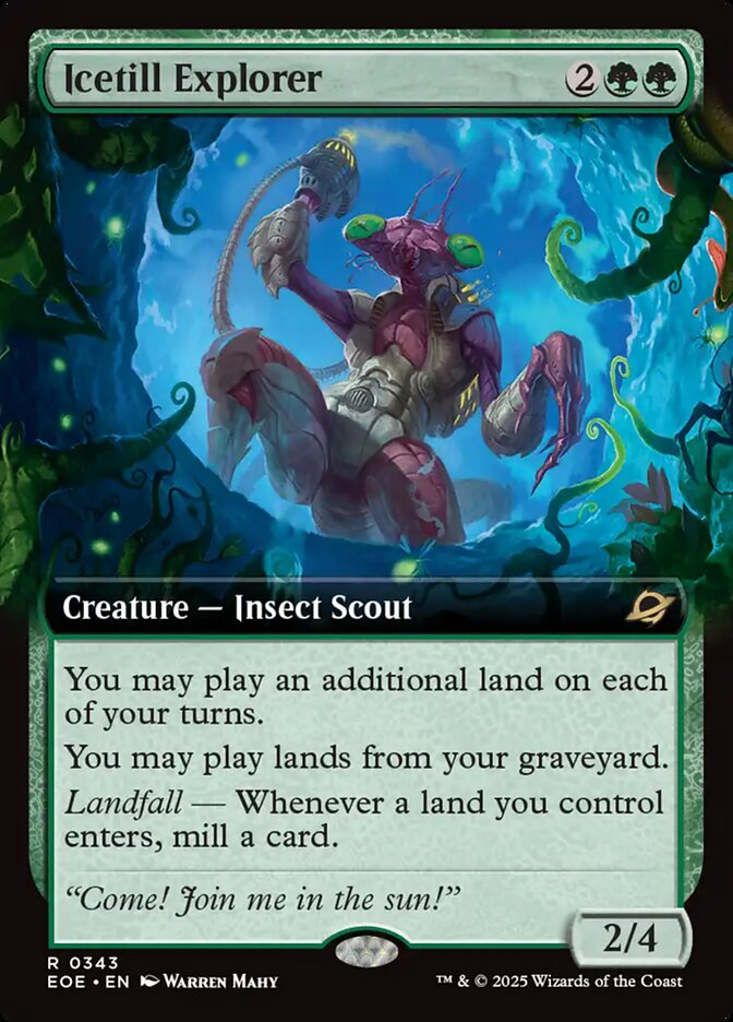 Icetill Explorer (343) - [Extended Art] Edge of Eternities (EOE)