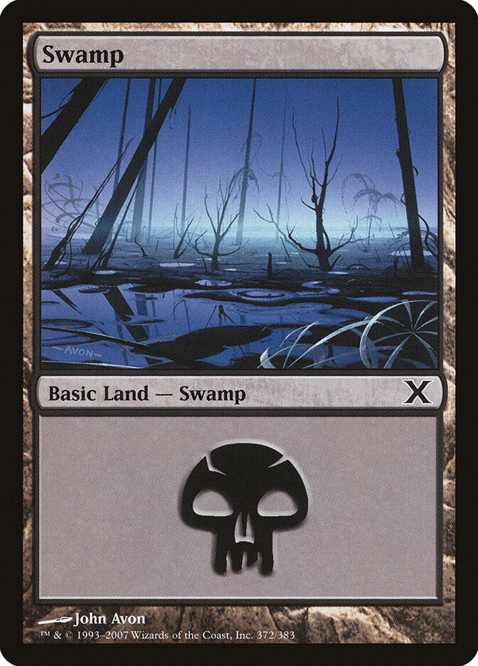 Swamp (372) - Tenth Edition (10E)