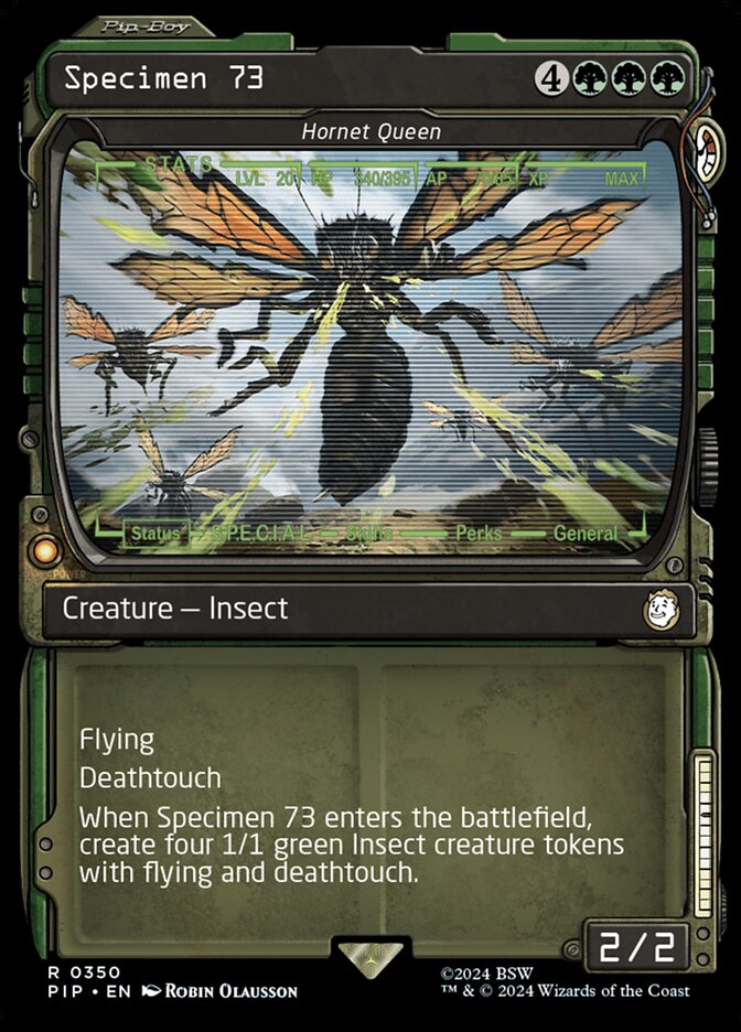 Hornet Queen - [Foil, Showcase] Fallout (PIP)