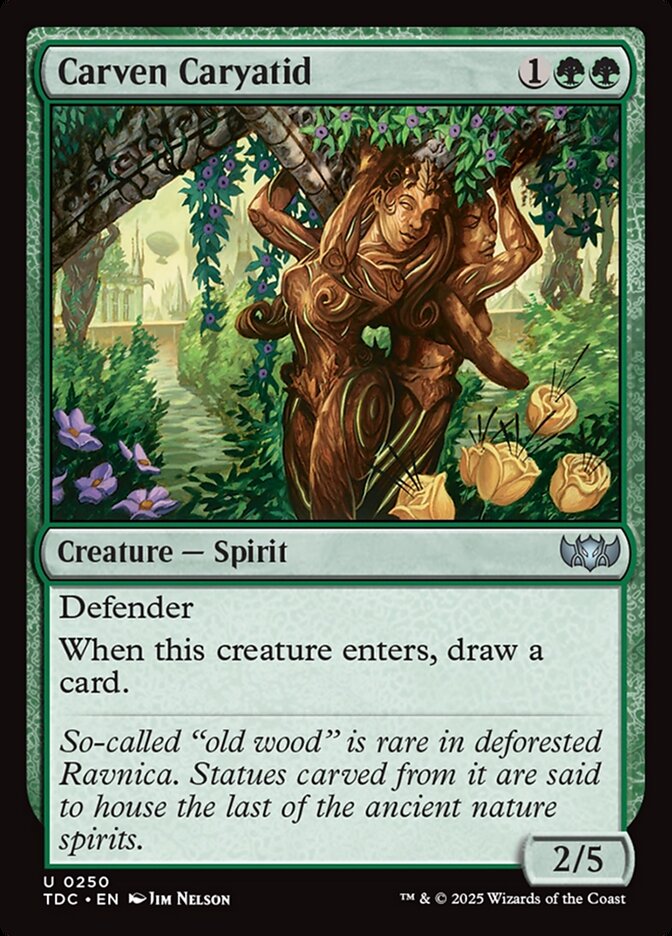 Carven Caryatid (250) - Tarkir: Dragonstorm Commander (TDC)