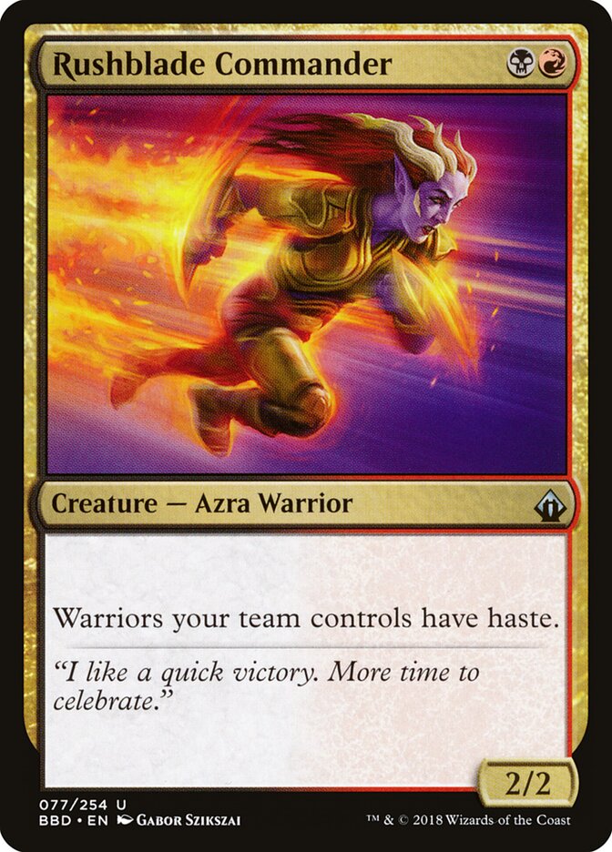Rushblade Commander (77) - Battlebond (BBD)