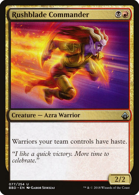 Rushblade Commander (77) - Battlebond (BBD)