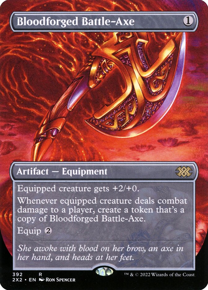Bloodforged Battle-Axe (392) - Double Masters 2022 (2X2)