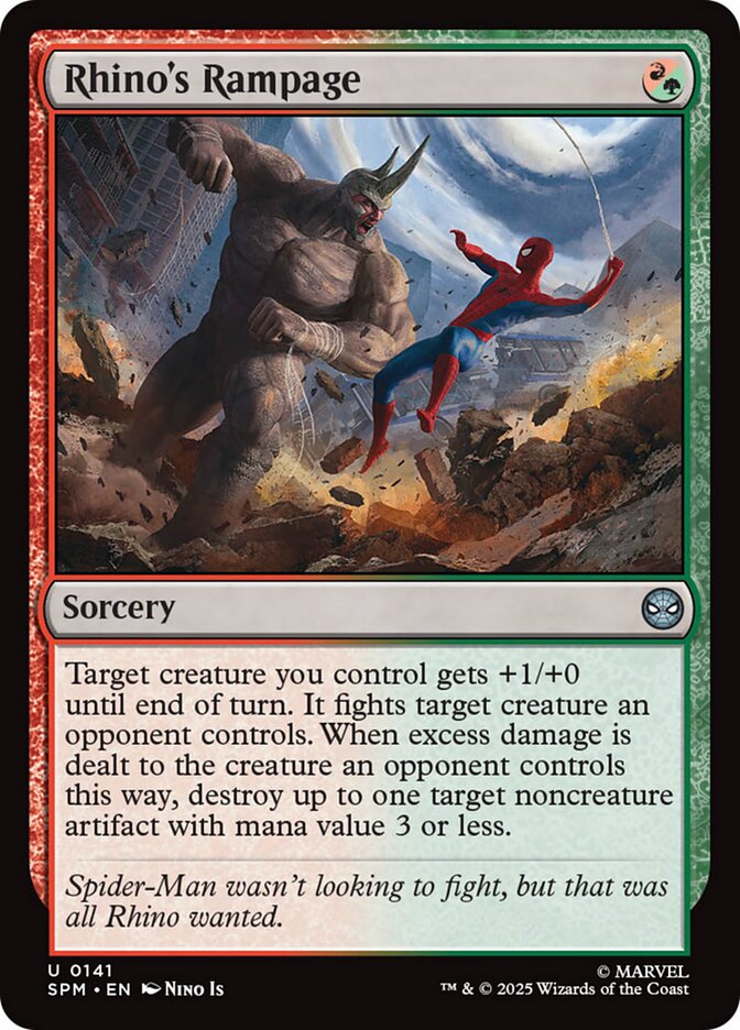Rhino's Rampage (141) - [Foil] Marvel's Spider-Man (SPM)