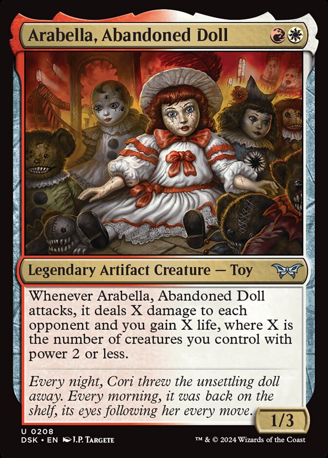 Arabella, Abandoned Doll - [Foil] Duskmourn: House of Horror (DSK)