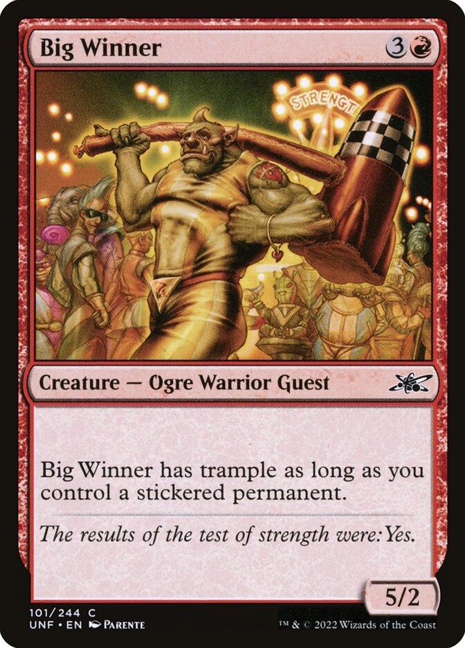 Big Winner (101) - Unfinity (UNF)