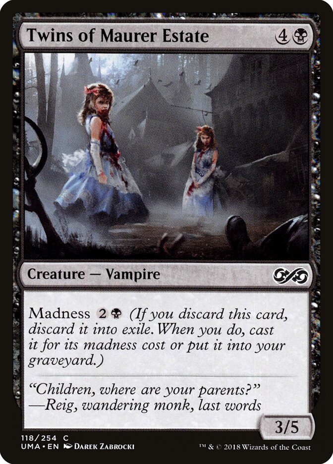 Twins of Maurer Estate (118) - Ultimate Masters (UMA)