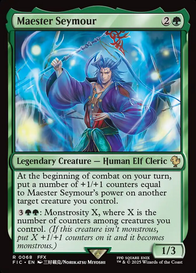 Maester Seymour (68) - [Surge Foil] Final Fantasy Commander (FIC)