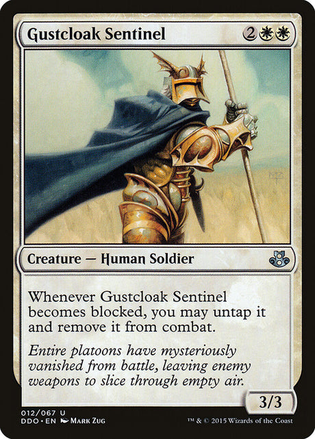 Gustcloak Sentinel (12) - Duel Decks: Elspeth vs. Kiora (DDO)