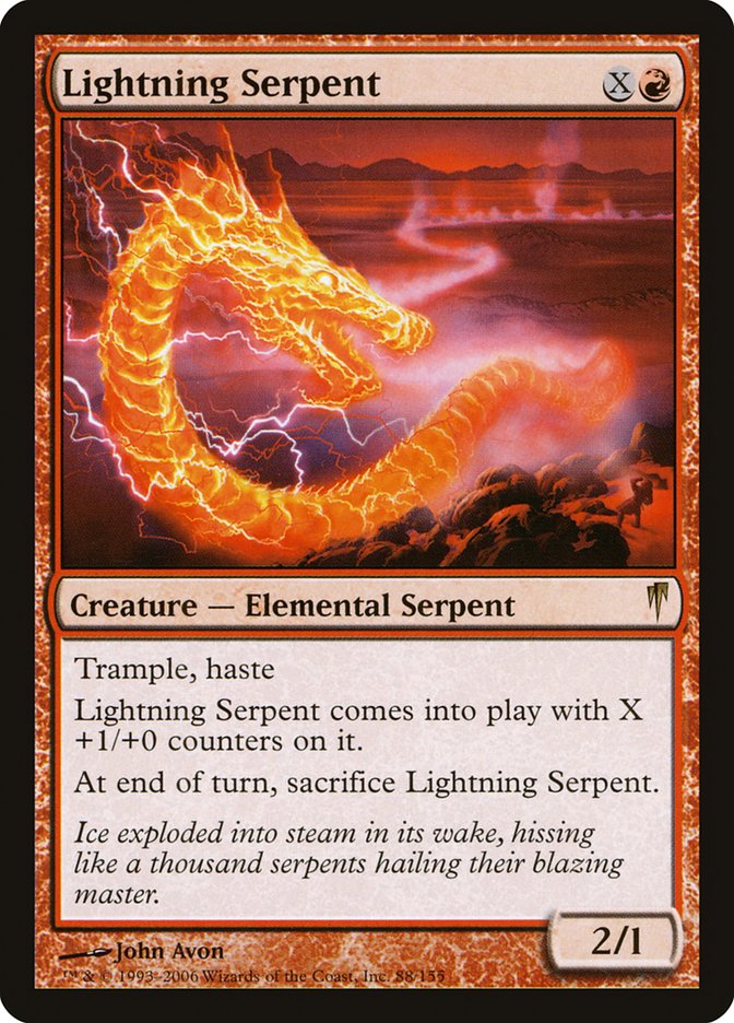Lightning Serpent (88) - Coldsnap (CSP)