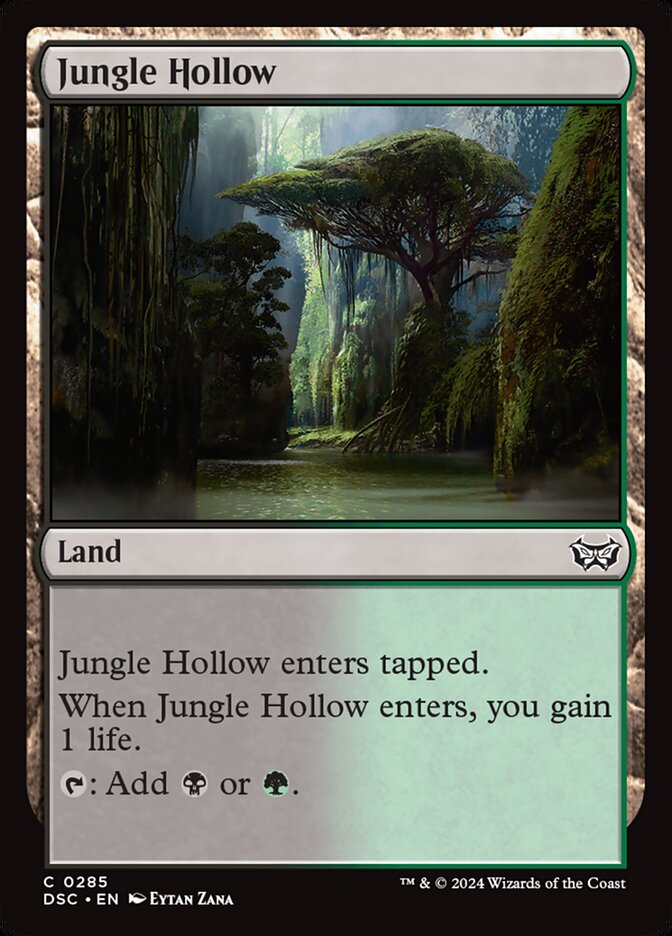 Jungle Hollow (285) - Duskmourn: House of Horror Commander (DSC)