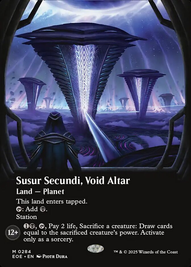 Susur Secundi, Void Altar (284) - [Foil, Extended Art] Edge of Eternities (EOE)