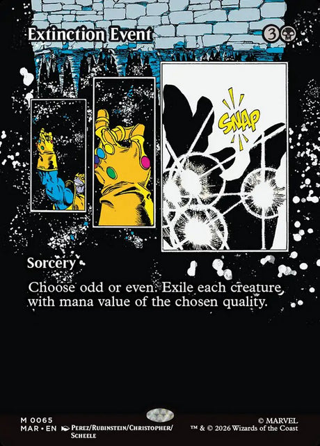Extinction Event (65) - Marvel Universe (MAR)