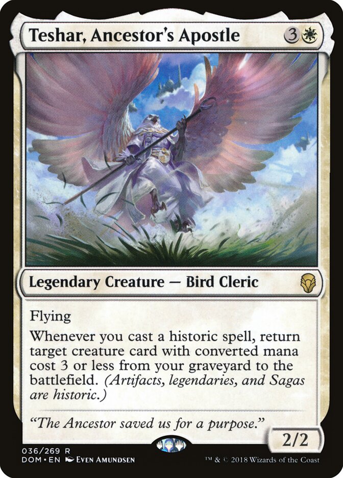 Teshar, Ancestor's Apostle (36) - Dominaria (DOM)