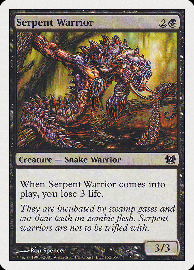Serpent Warrior (162) - Ninth Edition (9ED)