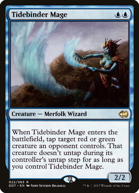 Tidebinder Mage (22) - Duel Decks: Merfolk vs. Goblins (DDT)