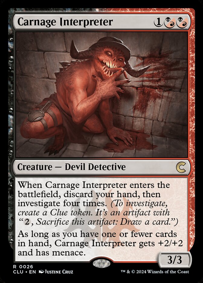 Carnage Interpreter (26) - Ravnica: Clue Edition (CLU)