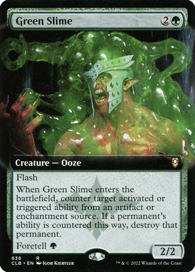 Green Slime (636) - Commander Legends: Battle for Baldur's Gate (CLB)
