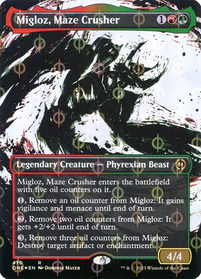 Migloz, Maze Crusher (470) - Phyrexia: All Will Be One (ONE)