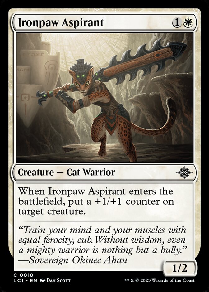 Ironpaw Aspirant (18) - The Lost Caverns of Ixalan (LCI)