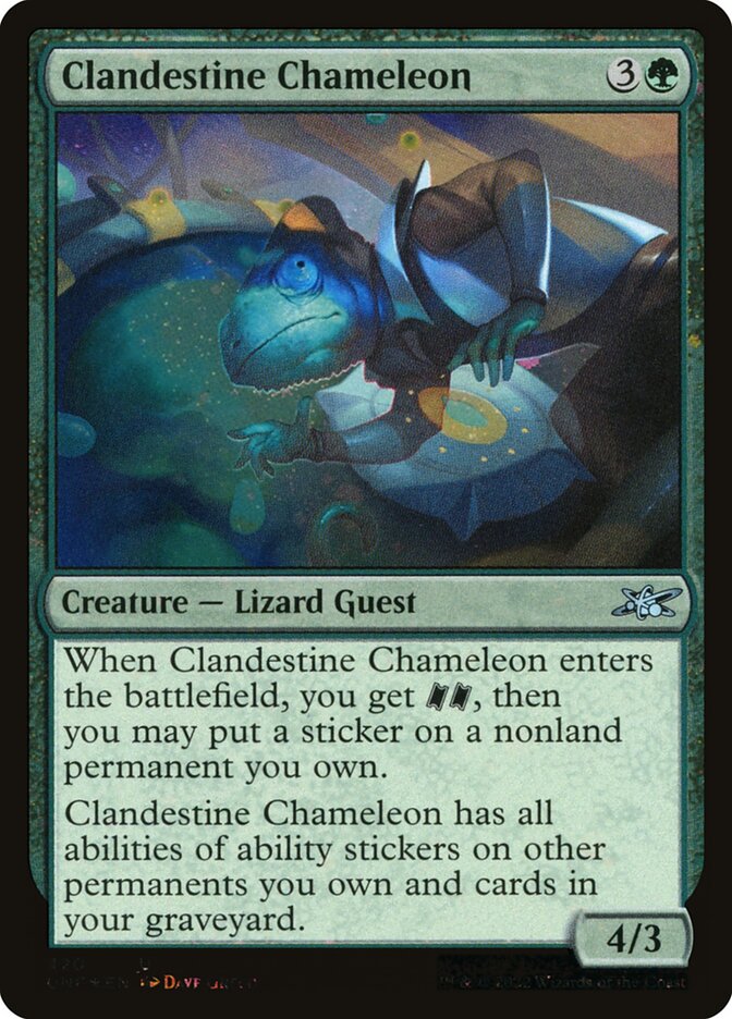Clandestine Chameleon (420) - Unfinity (UNF)