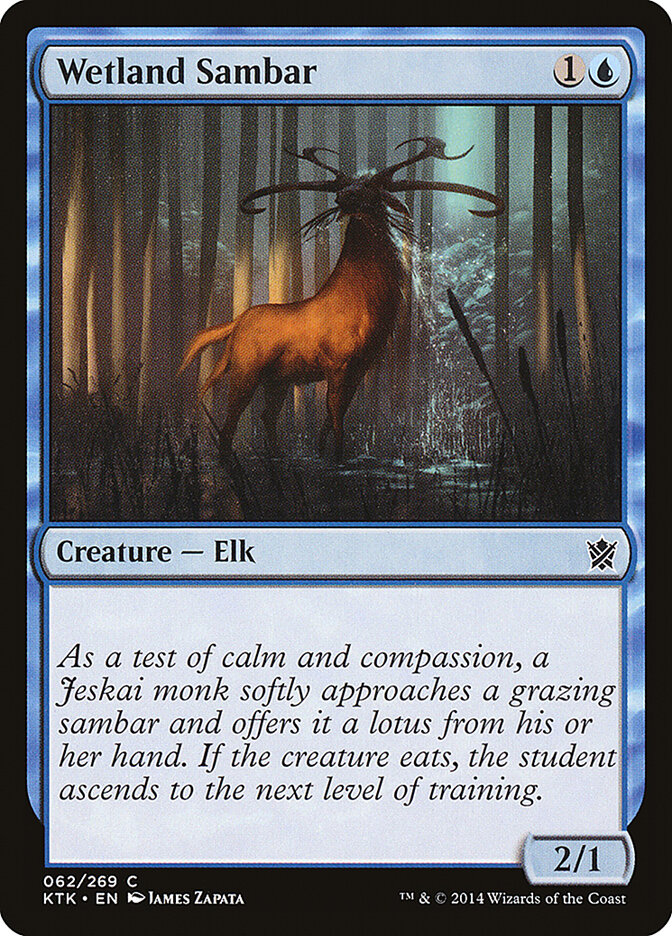 Wetland Sambar (62) - Khans of Tarkir (KTK)