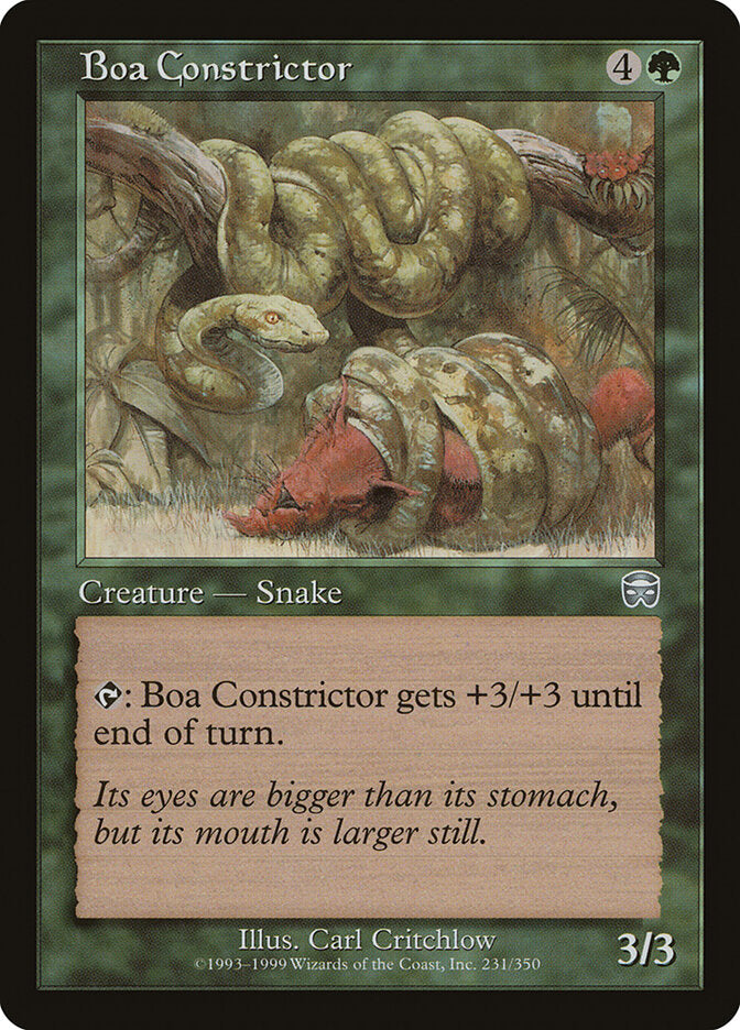 Boa Constrictor (231) - Mercadian Masques (MMQ)