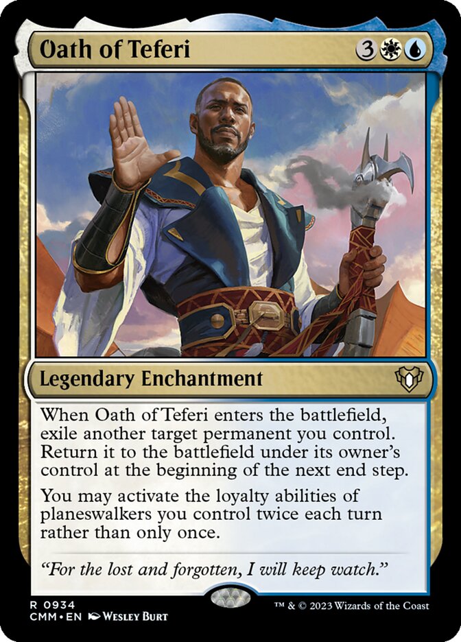 Oath of Teferi (934) - Commander Masters (CMM)