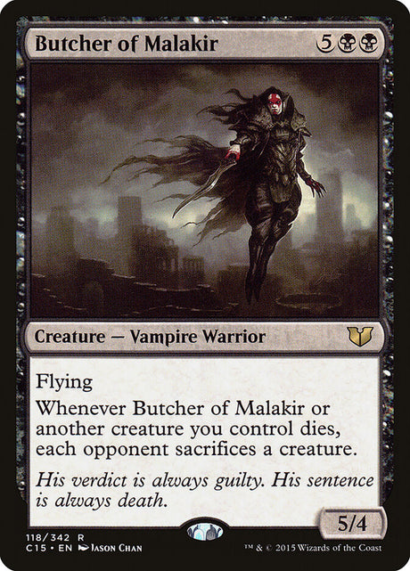Butcher of Malakir (118) - Commander 2015 (C15)