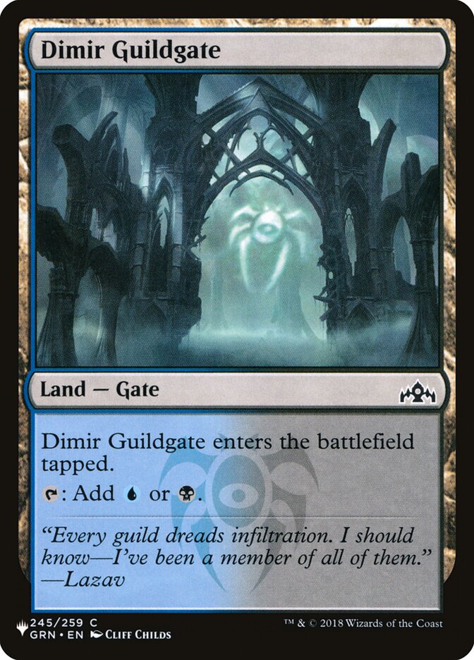 Dimir Guildgate (GRN-245) - The List (PLST)