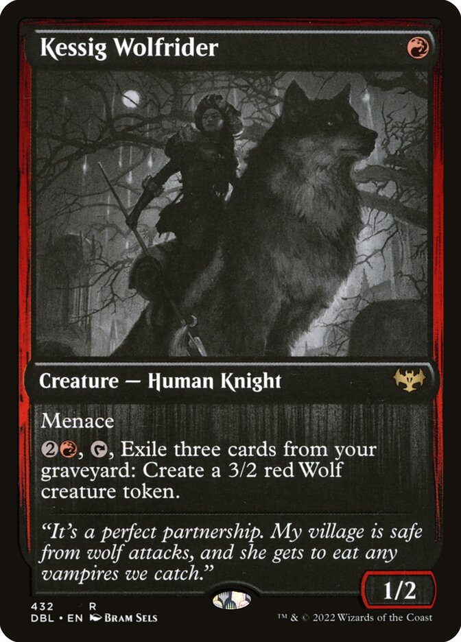 Kessig Wolfrider - [Foil] Innistrad: Double Feature (DBL)