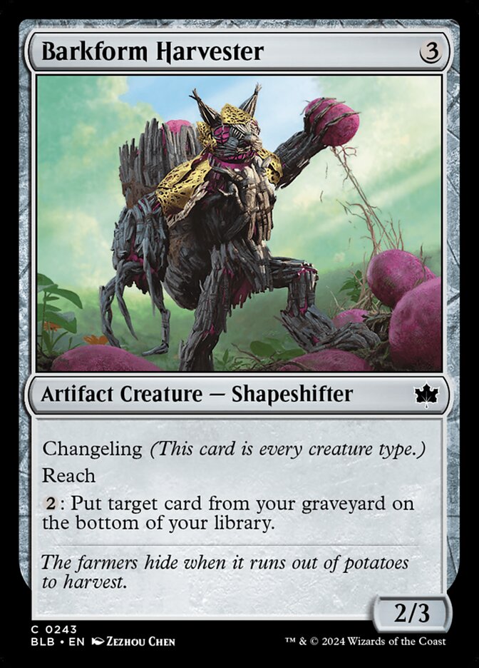 Barkform Harvester - [Foil] Bloomburrow (BLB)