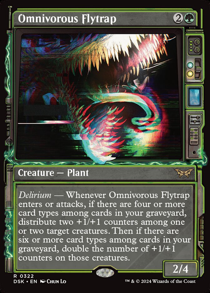 Omnivorous Flytrap - [Foil, Showcase] Duskmourn: House of Horror (DSK)