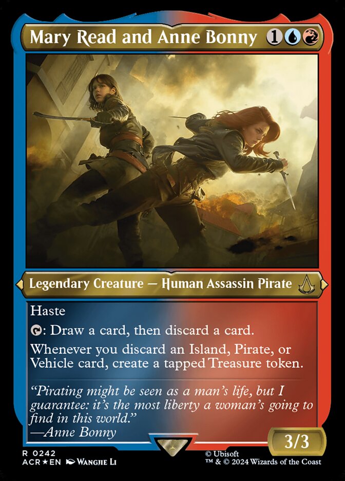 Mary Read and Anne Bonny - [Etched Foil] Assassin's Creed (ACR)