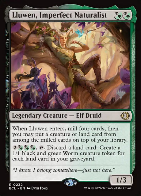 Lluwen, Imperfect Naturalist (232p) - Lorwyn Eclipsed Promos (PECL)