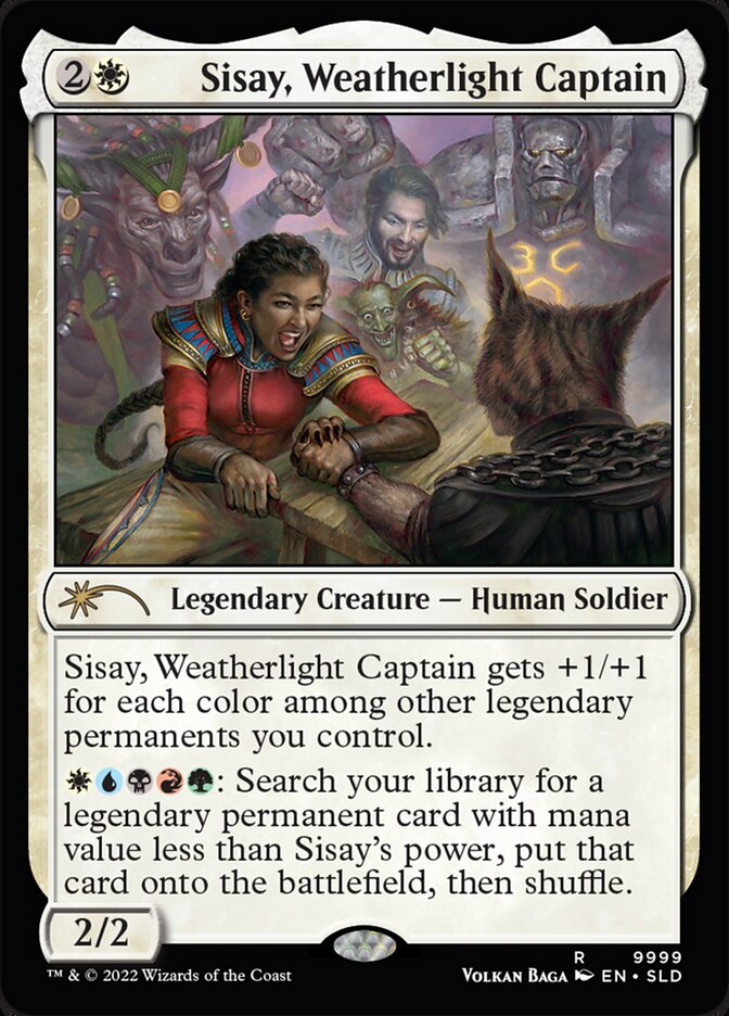 Sisay, Weatherlight Captain (9999) - Secret Lair Drop (SLD)