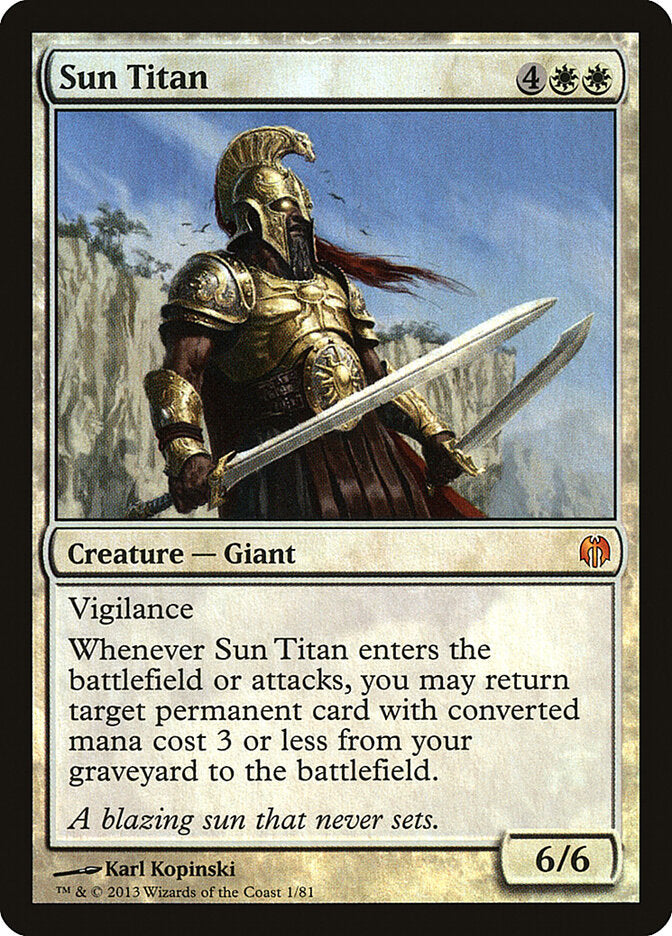 Sun Titan (1) - Duel Decks: Heroes vs. Monsters (DDL)