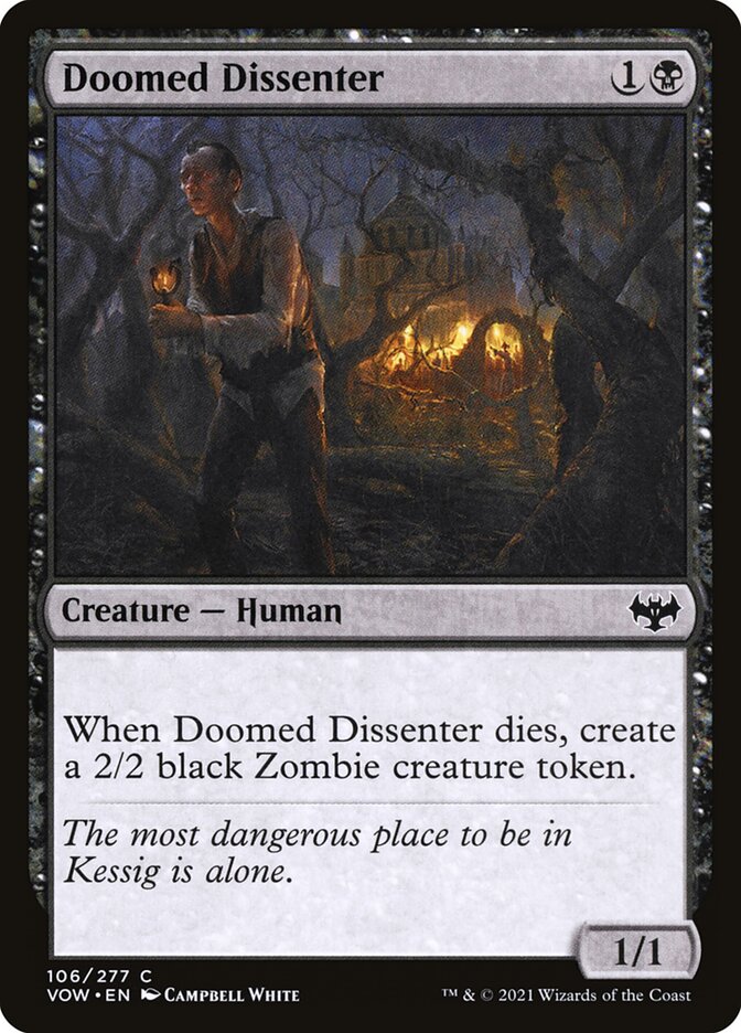 Doomed Dissenter (106) - Innistrad: Crimson Vow (VOW)