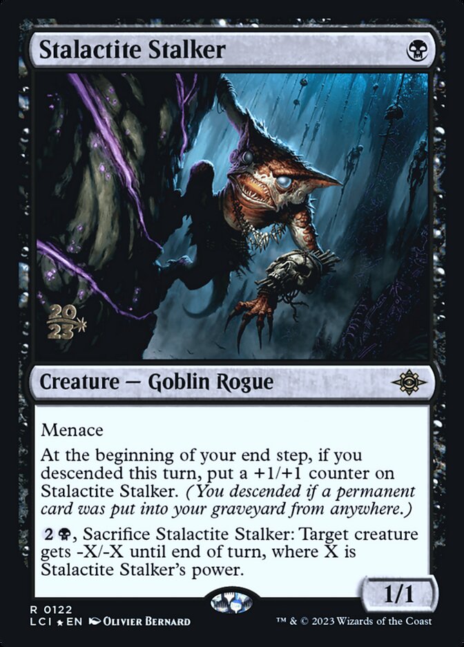 Stalactite Stalker (122s) - The Lost Caverns of Ixalan Promos (PLCI)