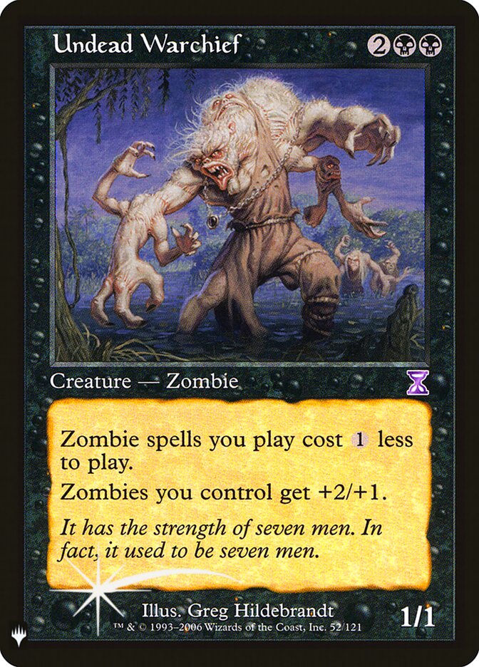 Undead Warchief (TSB-52) - The List (PLST)