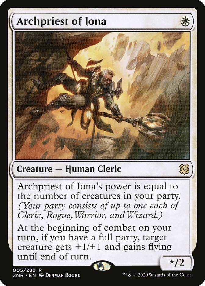 Archpriest of Iona (5) - Zendikar Rising (ZNR)